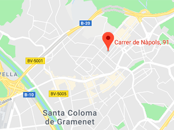 mapa carrer de napols 91